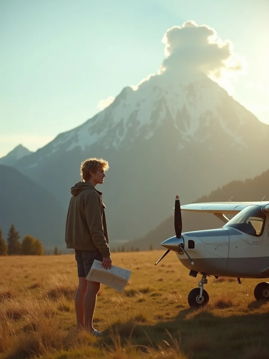 Flugschüler:in beim Lernen für die PPL-Theorie