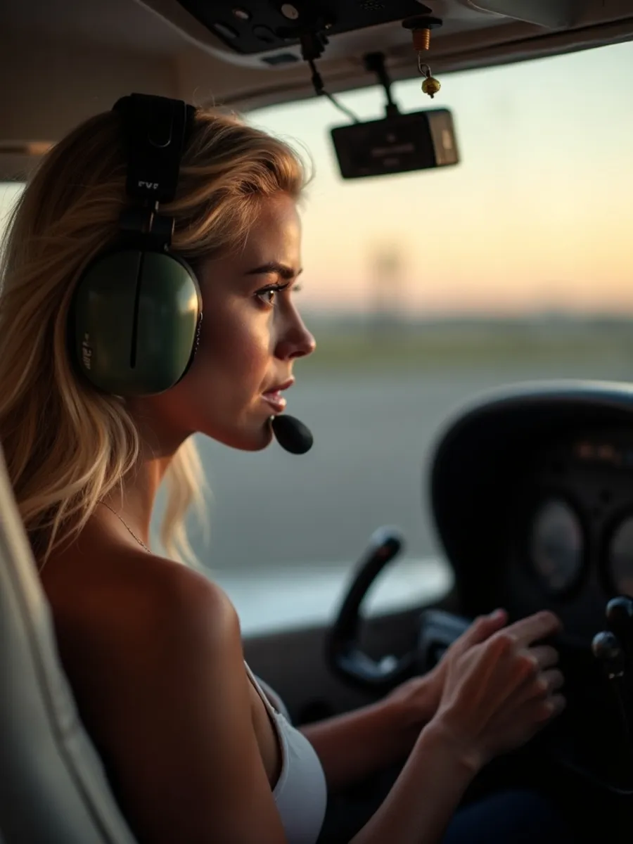 Flugschüler:in beim Lernen für die PPL-Theorie