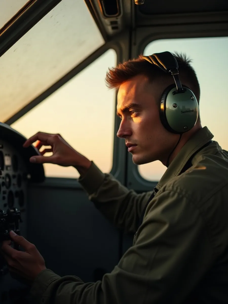 Flugschüler:in beim Lernen für die PPL-Theorie