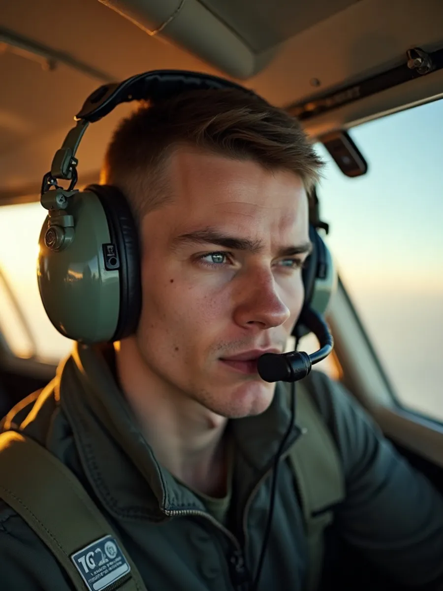 Flugschüler:in beim Lernen für die PPL-Theorie