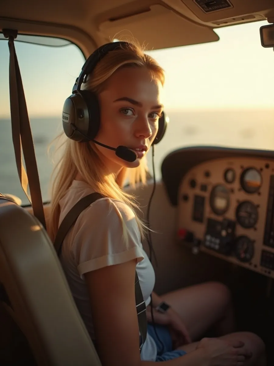 Flugschüler:in beim Lernen für die PPL-Theorie