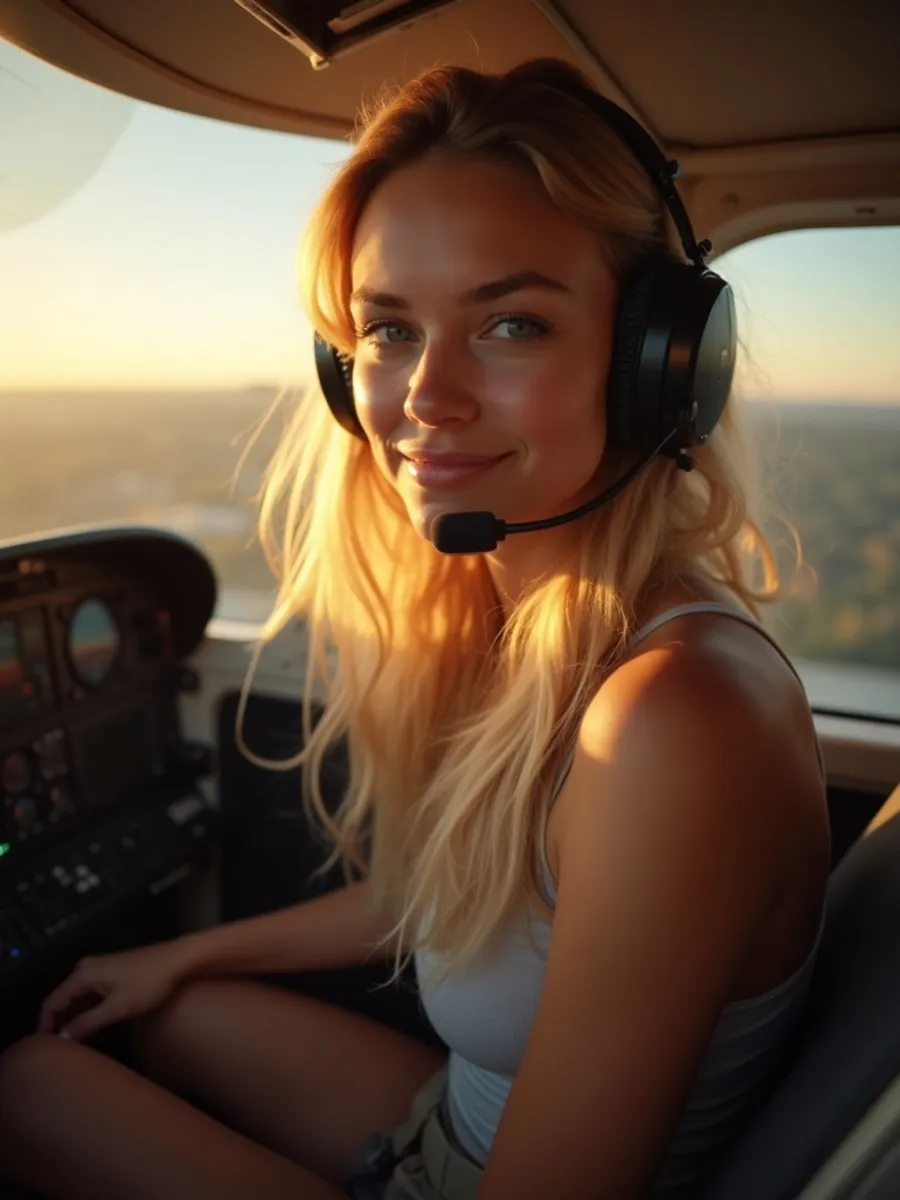 Flugschüler:in beim Lernen für die PPL-Theorie