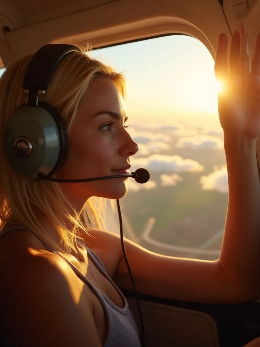 Flugschüler:in beim Lernen für die PPL-Theorie
