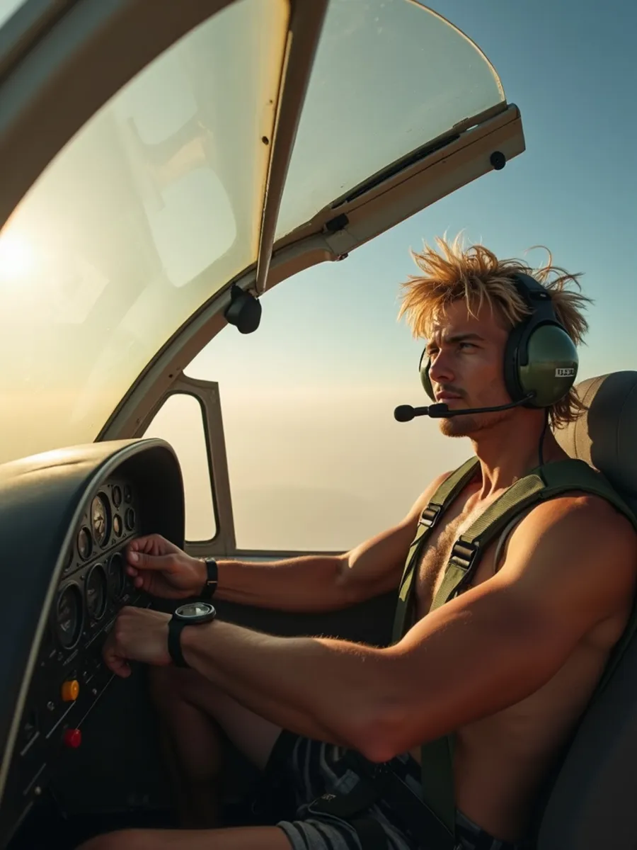 Flugschüler:in beim Lernen für die PPL-Theorie