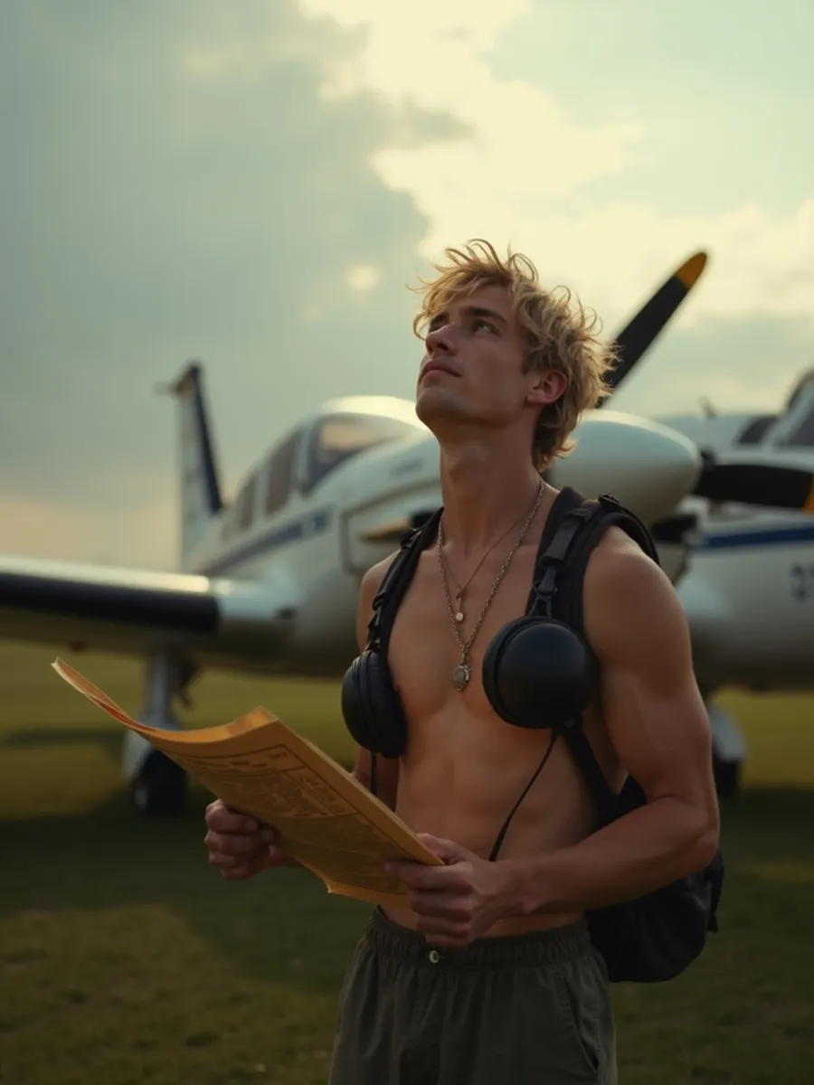 Flugschüler:in beim Lernen für die PPL-Theorie