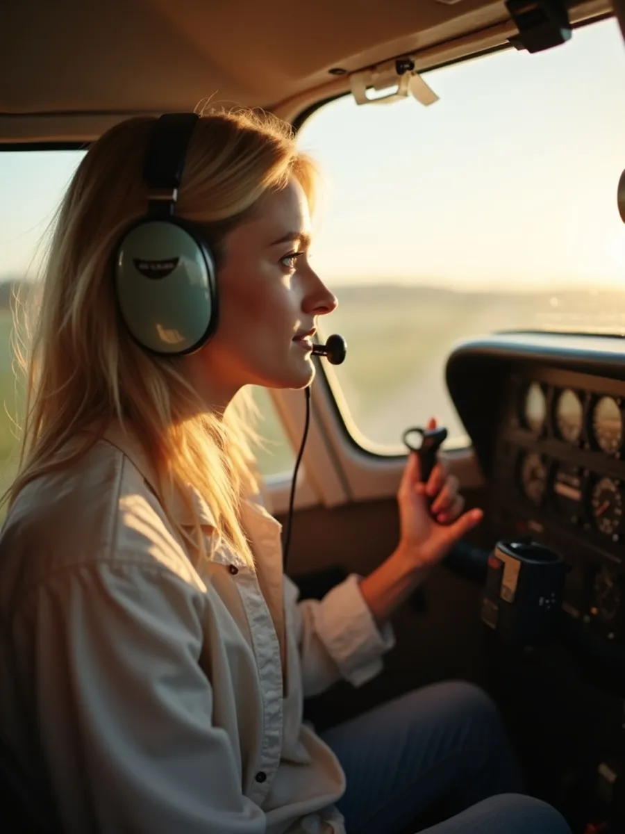 Flugschüler:in beim Lernen für die PPL-Theorie